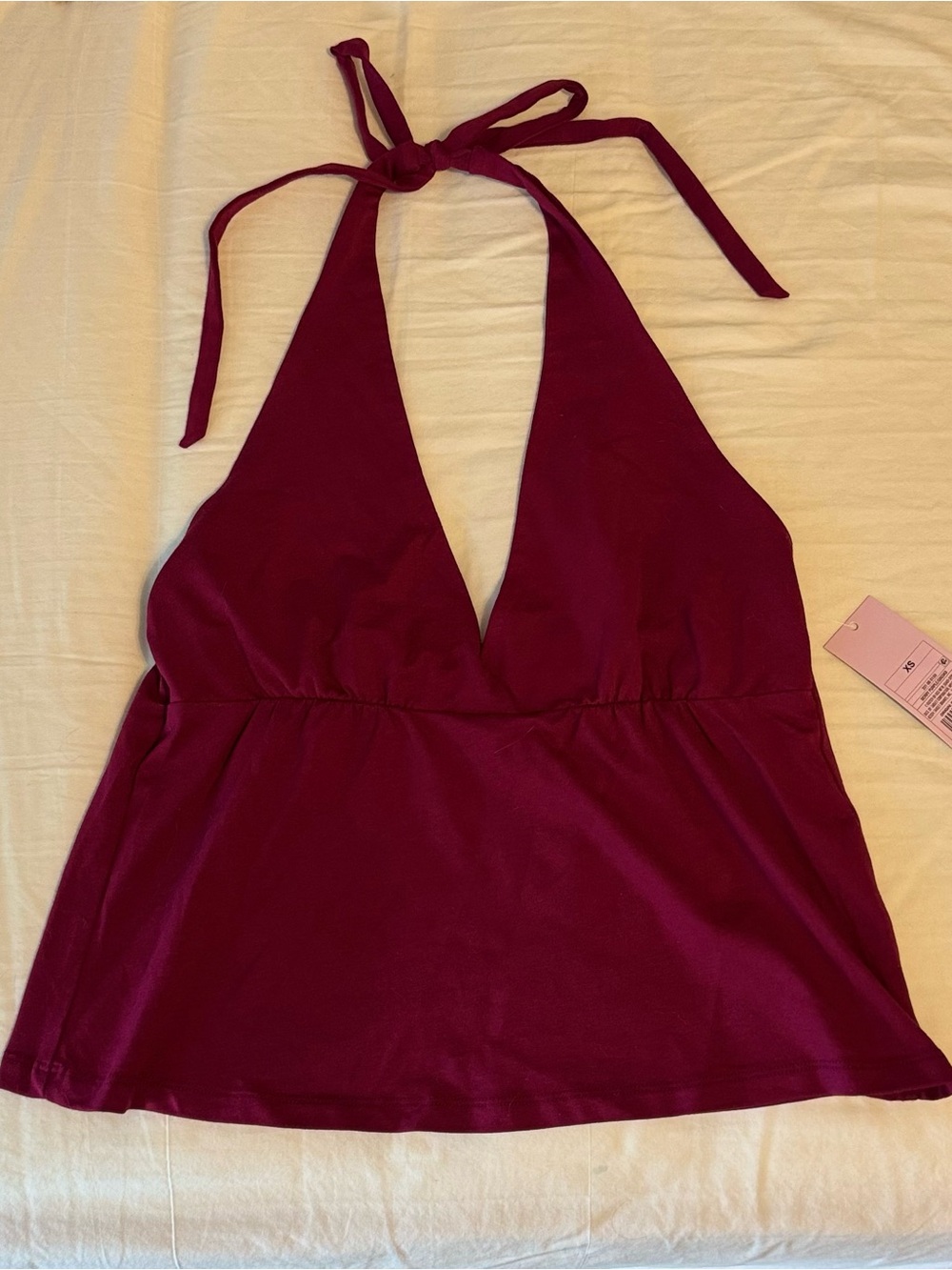 Plum Halter Tank Top